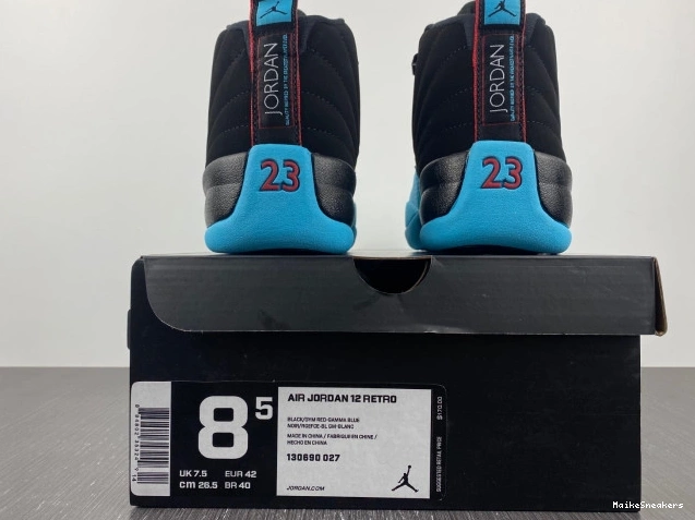 MaikeSneakers Gamma 130690-027 12 Jordan Retro Blue 0731
